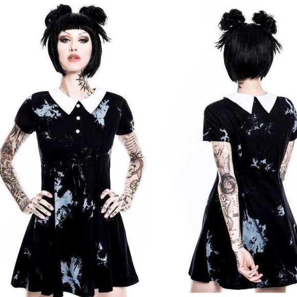 Killstar Dresses & Skirts - Killstar 'Dye Fast' dress in charcoal